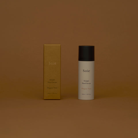 Soie（ソワ）Enlight Hand Serum ELEGANT TIME ― 手のためだけに作られた美容液（ハンドセラム）30mL。手の美容ブランド Soie の商品写真（1枚目） | Soie (Sowa) Enlight Hand Serum ELEGANT TIME: a beauty serum made only for the hands (hand serum), 30 mL. Product photo from the hand beauty brand Soie